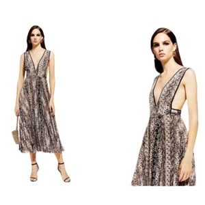Topshop snakeprint dress cut out sexy wedding party going out summer